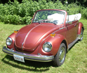 Mark & Jody's 1978
VW Super Beetle Convertible at
Codman 2009